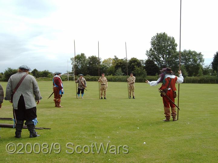0456.jpg - Soldiers from the KOSB are volunteered by their NCO. Loudoun's drill display at Annan Gala Day