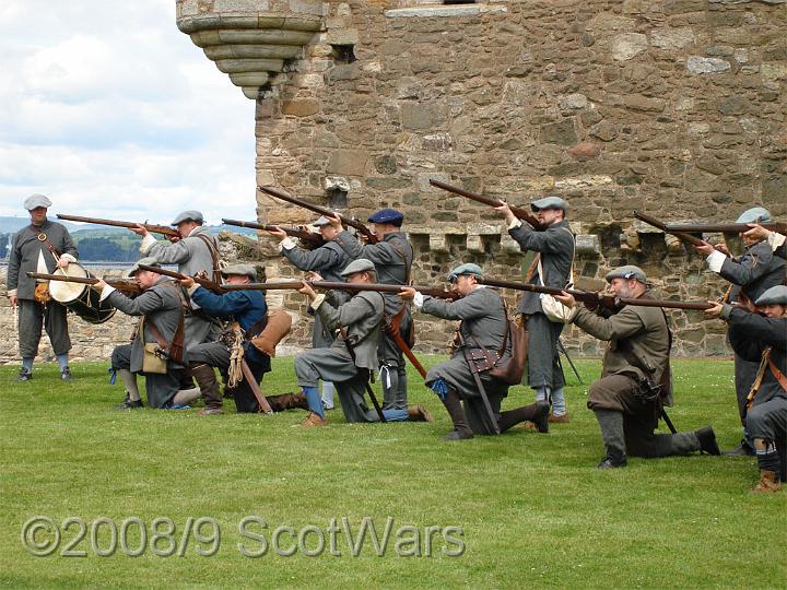 DSC00198-01.jpg - Sealed Knot - Scots Brigade.Frasers, Gordons and O`Cahans at Blackness 2006Credit: Photo taken by Joan Lindsay of Sir William Gordons