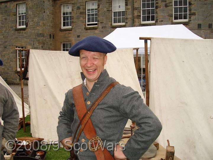 DSC00225-01.jpg - Sealed Knot - Scots Brigade.Frasers, Gordons and O`Cahans at Blackness 2006Credit: Photo taken by Joan Lindsay of Sir William Gordons