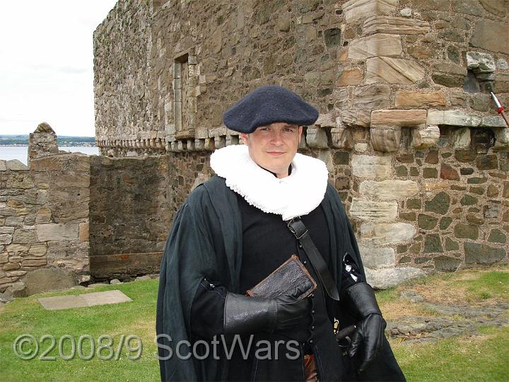 DSC00229-01.jpg - Sealed Knot - Scots Brigade.Frasers, Gordons and O`Cahans at Blackness 2006Credit: Photo taken by Joan Lindsay of Sir William Gordons