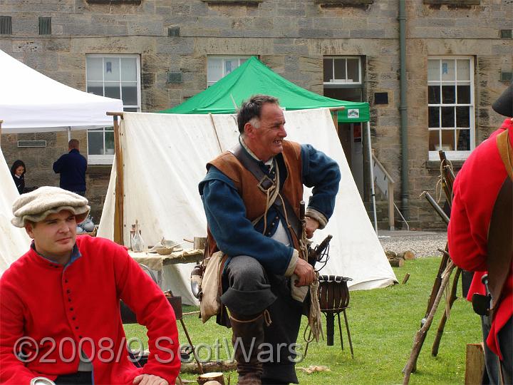 DSC00239-01.jpg - Sealed Knot - Scots Brigade.Frasers, Gordons and O`Cahans at Blackness 2006Credit: Photo taken by Joan Lindsay of Sir William Gordons