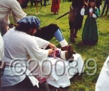 0001.jpg - Aeneas does his stuff at Blairquhan Castle