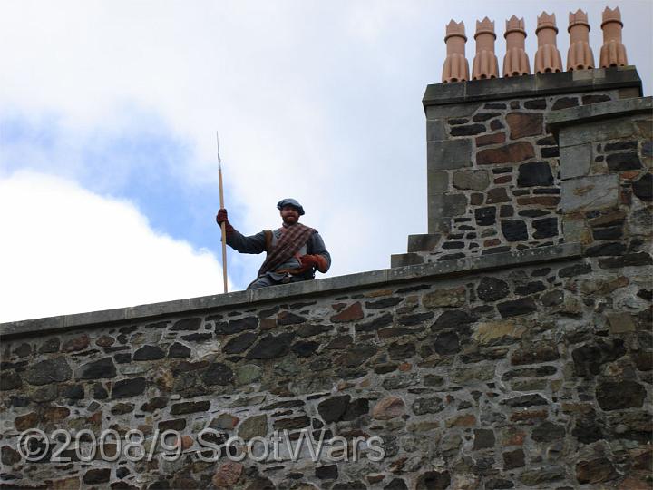 DSC00470-01.jpg - Sealed Knot - Scots BrigadeFrasers and Gordons at Duart castle, Mull, 2006Credit: Photo taken by Joan Lindsay