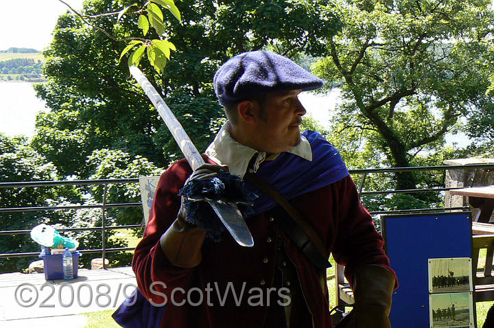 Dumbarton-005.jpg - SK event, June 2008, Scots Brigade at Dumbarton Castle.Frasers, Gordons, O`Cahans and Lachtnans. Credit Joan Lindsay of Gordons Coy.