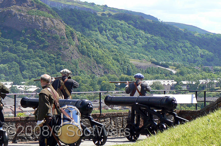 Dumbarton-030.jpg - SK event, June 2008, Scots Brigade at Dumbarton Castle.Frasers, Gordons, O`Cahans and Lachtnans. Credit Joan Lindsay of Gordons Coy.