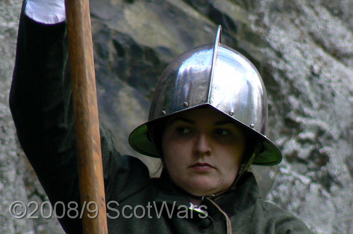 Dumbarton-055b.jpg - SK event, June 2008, Scots Brigade at Dumbarton Castle.Frasers, Gordons, O`Cahans and Lachtnans. Credit Joan Lindsay of Gordons Coy.