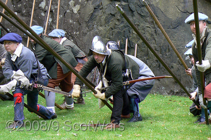 Dumbarton-084.jpg - SK event, June 2008, Scots Brigade at Dumbarton Castle.Frasers, Gordons, O`Cahans and Lachtnans. Credit Joan Lindsay of Gordons Coy.