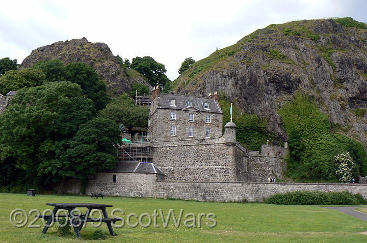 Dumbarton-091b.jpg - SK event, June 2008, Scots Brigade at Dumbarton Castle.Frasers, Gordons, O`Cahans and Lachtnans. Credit Joan Lindsay of Gordons Coy.