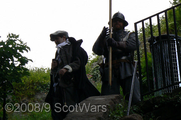 Dumbarton-104.jpg - SK event, June 2008, Scots Brigade at Dumbarton Castle.Frasers, Gordons, O`Cahans and Lachtnans. Credit Joan Lindsay of Gordons Coy.