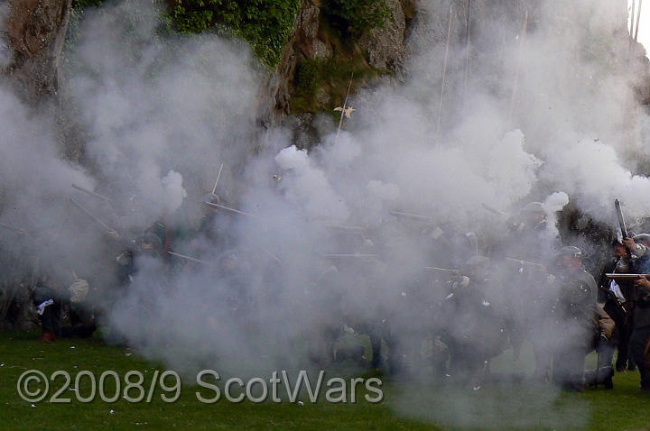 Dumbarton-206.jpg - SK event, June 2008, Scots Brigade at Dumbarton Castle.Frasers, Gordons, O`Cahans and Lachtnans. Credit Joan Lindsay of Gordons Coy.