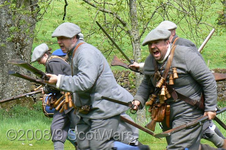 Edzell-2007-270.jpg - Sealed Knot - Scots BrigadeFrasers and Gordons at Edzell castle, May 2007Credit: Photo taken by Joan Lindsay of Sir William Gordons