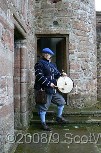 Edzell-2007-318.jpg - Sealed Knot - Scots BrigadeFrasers and Gordons at Edzell castle, May 2007Credit: Photo taken by Joan Lindsay of Sir William Gordons