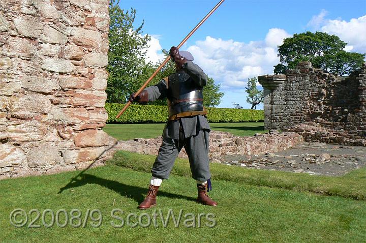 Edzell-2007-789.jpg - Sealed Knot - Scots BrigadeFrasers and Gordons at Edzell castle, May 2007Credit: Photo taken by Joan Lindsay of Sir William Gordons