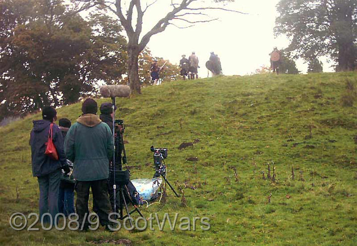 0380.jpg - Filming for BBC2's 'The Real Tartan Army'Douglas, South Lanarkshire