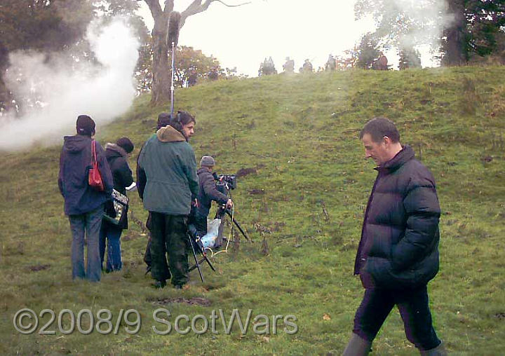 0381.jpg - Filming for BBC2's 'The Real Tartan Army'Douglas, South Lanarkshire