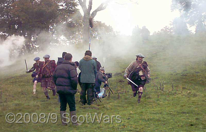 0383.jpg - Filming for BBC2's 'The Real Tartan Army'Douglas, South Lanarkshire