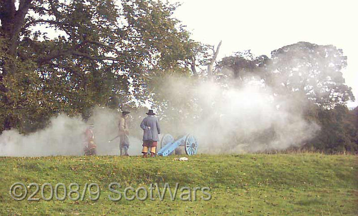 0384.jpg - Filming for BBC2's 'The Real Tartan Army'Douglas, South Lanarkshire