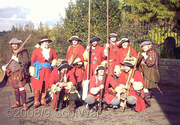 0394.jpg - Filming for BBC2's 'The Real Tartan Army'Douglas, South Lanarkshire