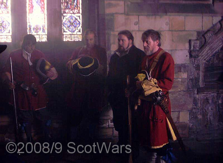 0414.jpg - Filming for BBC2's 'The Real Tartan Army'Douglas, South Lanarkshire