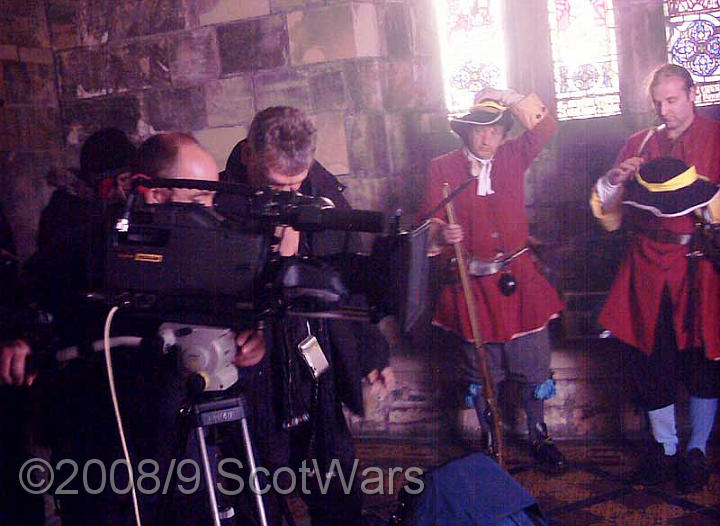 0416.jpg - Filming for BBC2's 'The Real Tartan Army'Douglas, South Lanarkshire