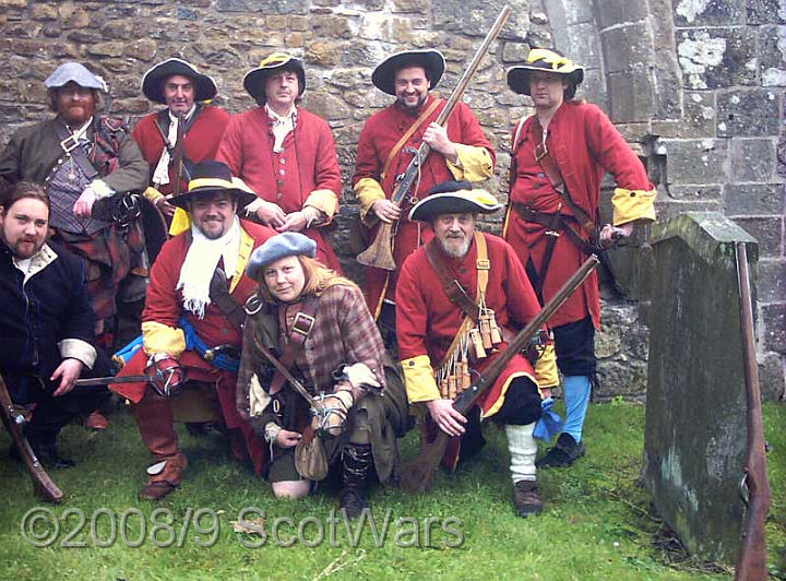 0421.jpg - Filming for BBC2's 'The Real Tartan Army'Douglas, South Lanarkshire