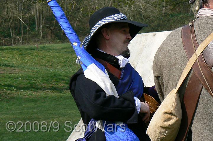 morpeth-2007-078.jpg - Sealed Knot - Scots Brigade; Frasers and Gordons at Glenhams Morpeth event, April 2007Credit: Photo taken by Joan Lindsay of Sir William Gordons