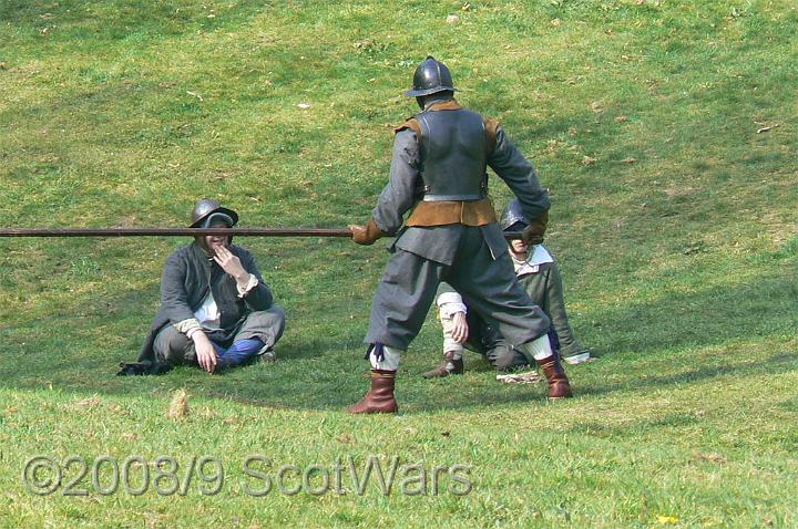 morpeth-2007-142.jpg - Sealed Knot - Scots Brigade; Frasers and Gordons at Glenhams Morpeth event, April 2007Credit: Photo taken by Joan Lindsay of Sir William Gordons