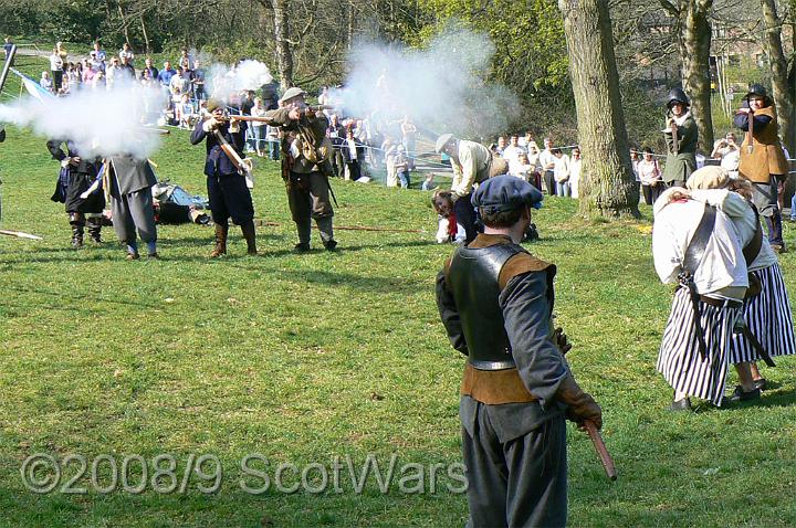 morpeth-2007-360.jpg - Sealed Knot - Scots Brigade; Frasers and Gordons at Glenhams Morpeth event, April 2007Credit: Photo taken by Joan Lindsay of Sir William Gordons