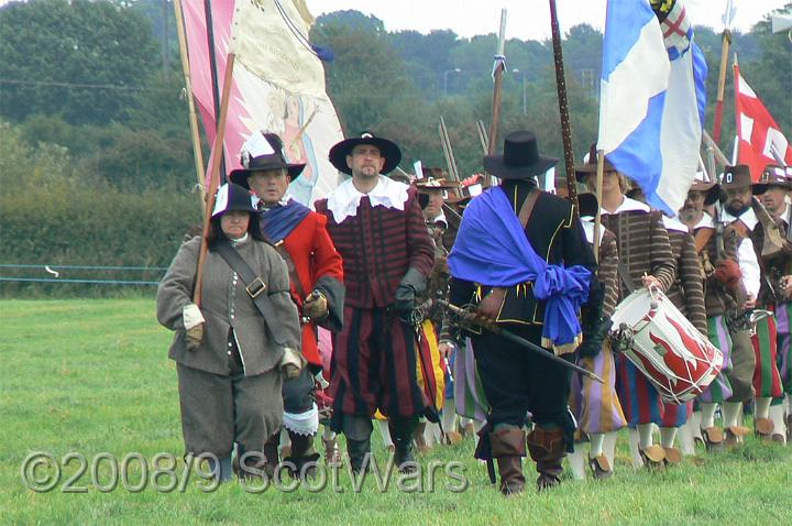 Nantwich-07-018.jpg - Sealed Knot - Scots BrigadeSealed Knot Major, Nantwich, August 2007Credit: Photo taken by Joan Lindsay of Sir William Gordons