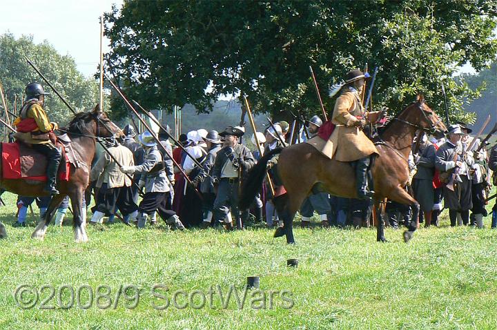 Nantwich-07-022.jpg - Sealed Knot - Scots BrigadeSealed Knot Major, Nantwich, August 2007Credit: Photo taken by Joan Lindsay of Sir William Gordons