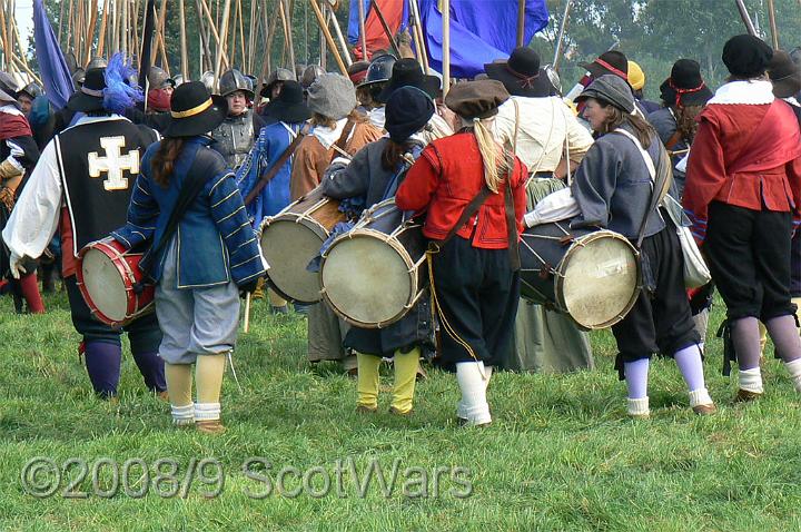 Nantwich-07-025.jpg - Sealed Knot - Scots BrigadeSealed Knot Major, Nantwich, August 2007Credit: Photo taken by Joan Lindsay of Sir William Gordons