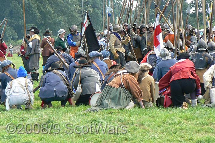 Nantwich-07-026.jpg - Sealed Knot - Scots BrigadeSealed Knot Major, Nantwich, August 2007Credit: Photo taken by Joan Lindsay of Sir William Gordons