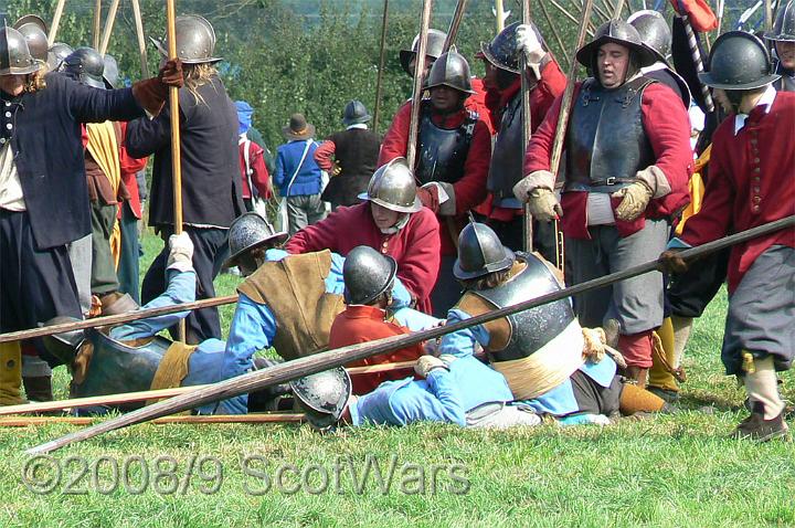 Nantwich-07-033.jpg - Sealed Knot - Scots BrigadeSealed Knot Major, Nantwich, August 2007Credit: Photo taken by Joan Lindsay of Sir William Gordons