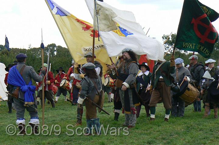 Nantwich-07-076.jpg - Sealed Knot - Scots BrigadeSealed Knot Major, Nantwich, August 2007Credit: Photo taken by Joan Lindsay of Sir William Gordons