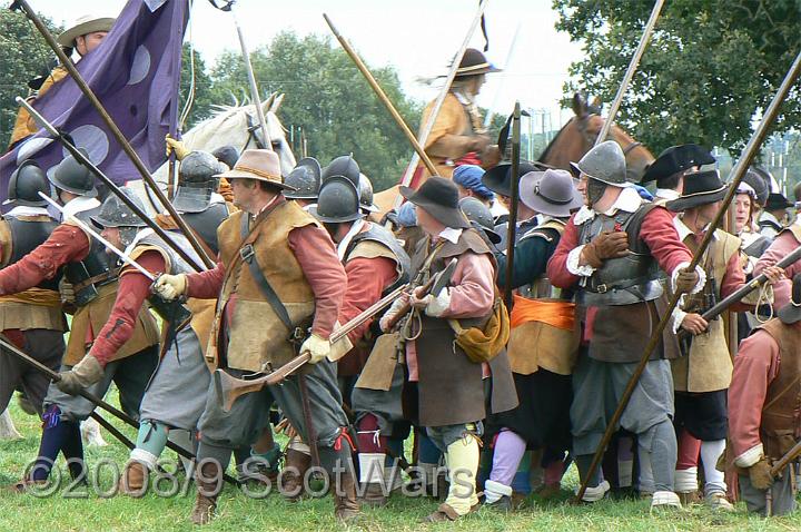 Nantwich-07-090.jpg - Sealed Knot - Scots BrigadeSealed Knot Major, Nantwich, August 2007Credit: Photo taken by Joan Lindsay of Sir William Gordons