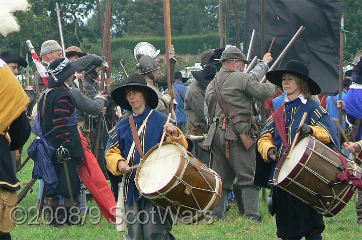 Nantwich-07-102.jpg - Sealed Knot - Scots BrigadeSealed Knot Major, Nantwich, August 2007Credit: Photo taken by Joan Lindsay of Sir William Gordons