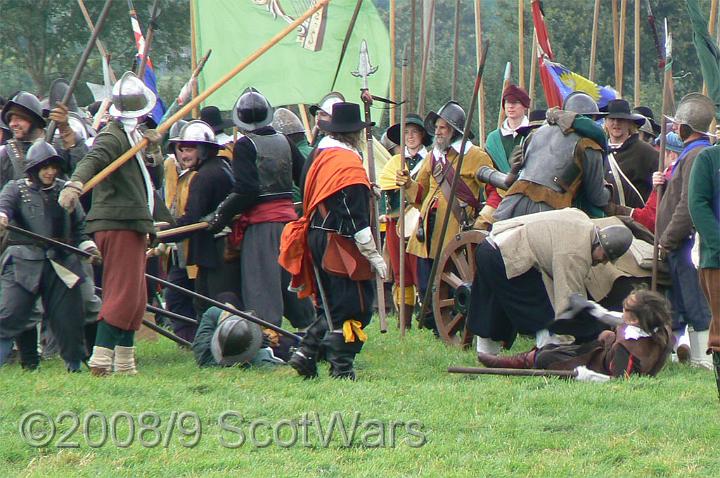 Nantwich-07-126.jpg - Sealed Knot - Scots BrigadeSealed Knot Major, Nantwich, August 2007Credit: Photo taken by Joan Lindsay of Sir William Gordons