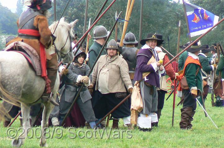 Nantwich-07-130.jpg - Sealed Knot - Scots BrigadeSealed Knot Major, Nantwich, August 2007Credit: Photo taken by Joan Lindsay of Sir William Gordons