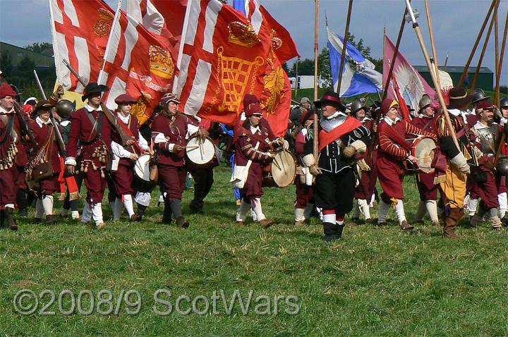 Nantwich-07-142.jpg - Sealed Knot - Scots BrigadeSealed Knot Major, Nantwich, August 2007Credit: Photo taken by Joan Lindsay of Sir William Gordons