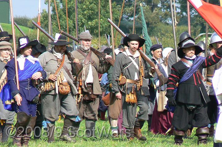 Nantwich-07-145.jpg - Sealed Knot - Scots BrigadeSealed Knot Major, Nantwich, August 2007Credit: Photo taken by Joan Lindsay of Sir William Gordons